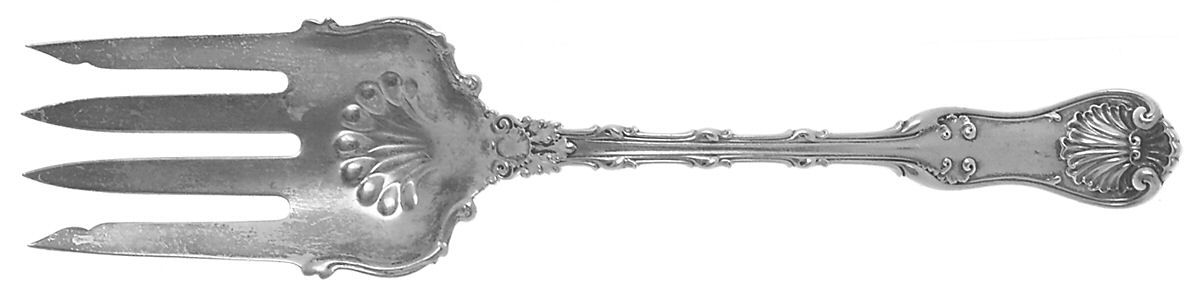 Imperial Queen (Sterling, 1893) Solid Salad Serving Fork by Whiting Manf Co-1