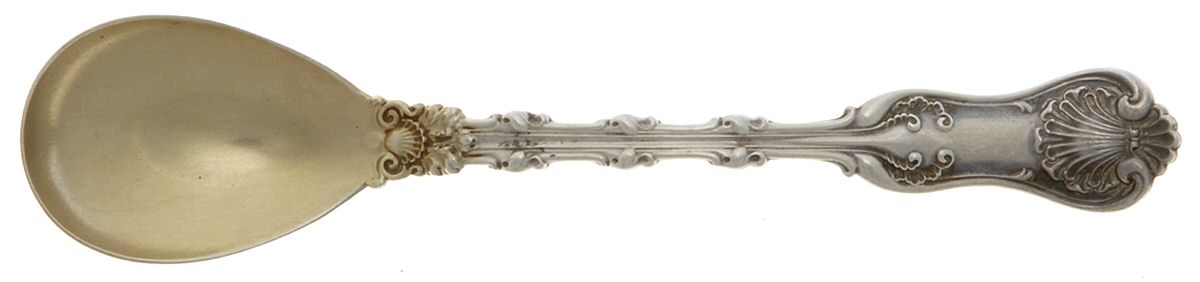 Imperial Queen (Sterling, 1893) Egg Spoon by Whiting Manf Co-1