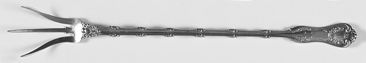 Imperial Queen (Sterling, 1893) Large Lettuce Serving Fork by Whiting Manf Co-1