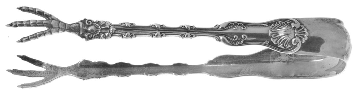 Imperial Queen (Sterling, 1893) Large Sugar Tongs by Whiting Manf Co-1