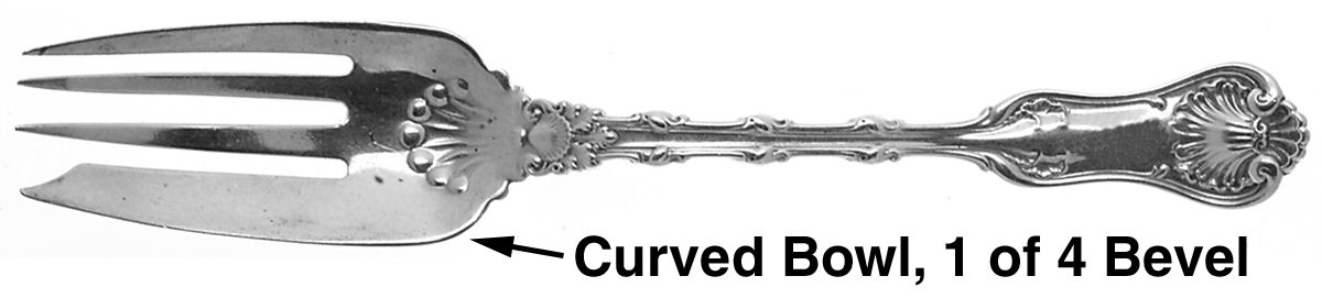 Imperial Queen (Sterling, 1893) Individual Salad Fork by Whiting Manf Co-1