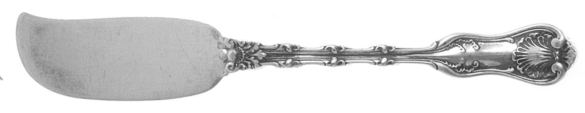 Imperial Queen (Sterling, 1893) Small Flat Handled Butter Spreader by Whiting Manf Co-1