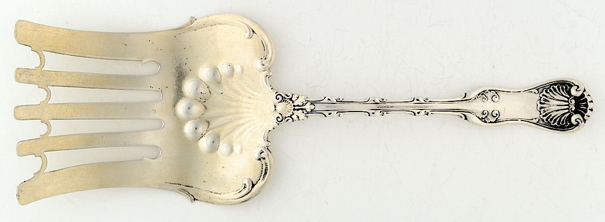 Imperial Queen (Sterling, 1893) Oversize Solid Asparagus Server by Whiting Manf Co-1