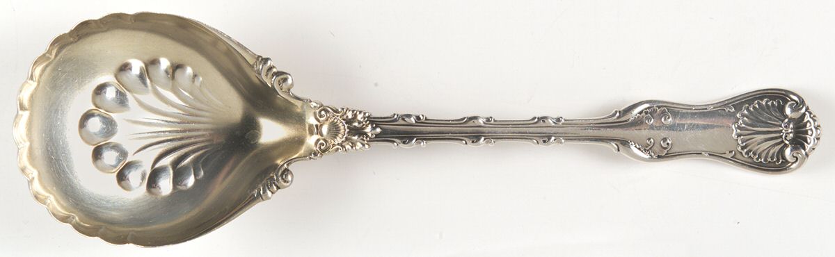 Imperial Queen (Sterling, 1893) Large Solid Berry/Casserole Spoon by Whiting Manf Co-1