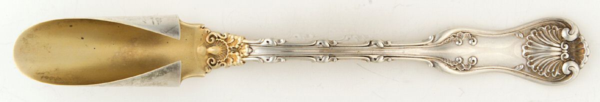 Imperial Queen (Sterling, 1893) Solid Large Cheese Scoop by Whiting Manf Co-1