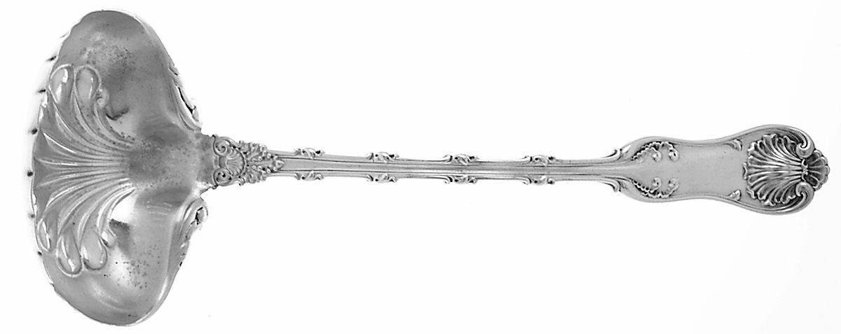 Imperial Queen (Sterling, 1893) Oyster Ladle Solid Piece by Whiting Manf Co-1