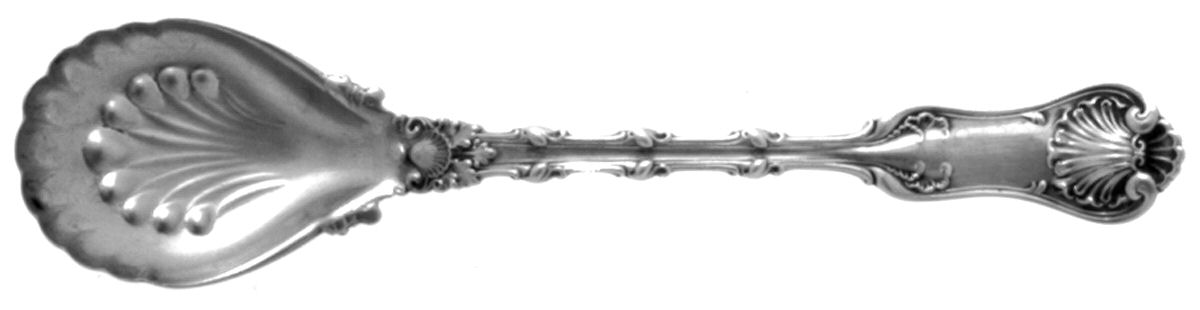 Imperial Queen (Sterling, 1893) Sugar Shell Spoon by Whiting Manf Co-1