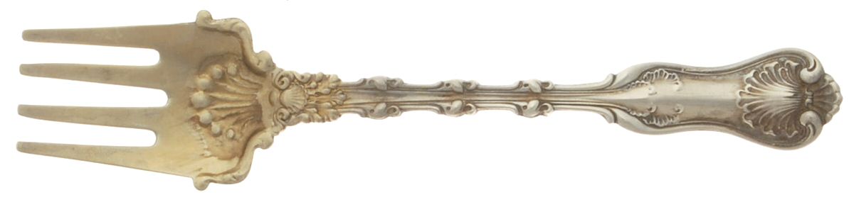 Imperial Queen (Sterling, 1893) Ice Cream Fork by Whiting Manf Co-1