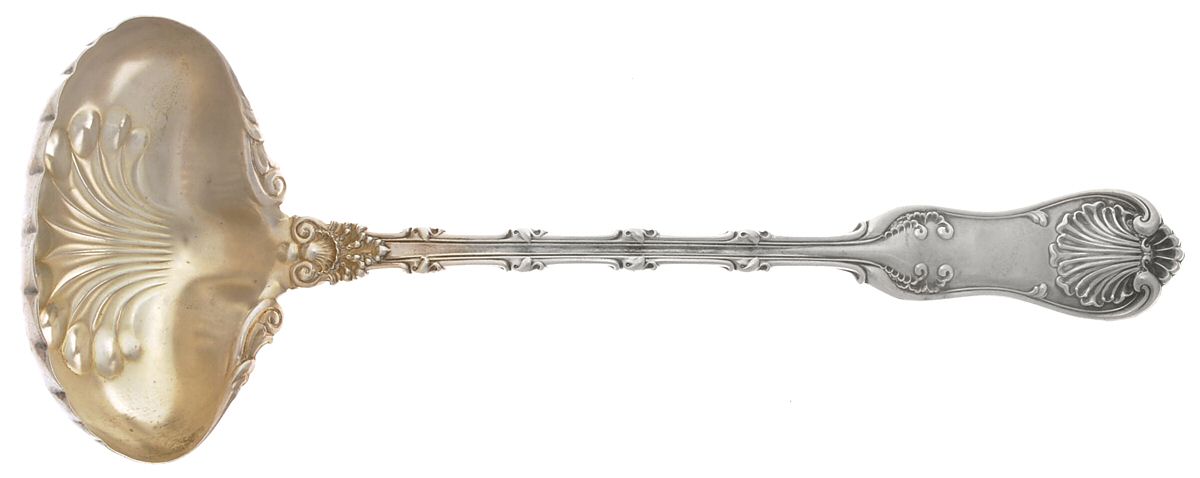 Imperial Queen (Sterling, 1893) Oyster Ladle Solid Piece by Whiting Manf Co-1