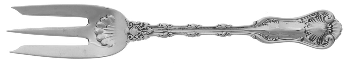 Imperial Queen (Sterling, 1893) 3-Tine Salad Fork by Whiting Manf Co-1