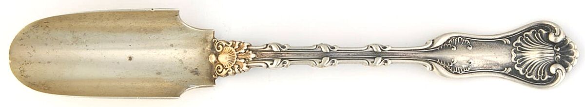 Imperial Queen (Sterling, 1893) Solid Cheese Scoop by Whiting Manf Co-1