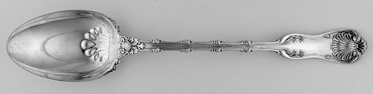 Imperial Queen (Sterling, 1893) Gravy/Dressing Spoon with Button by Whiting Manf Co-1
