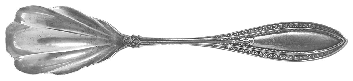 Indian (Sterling) Sugar Shell Spoon by Whiting Manf Co-1