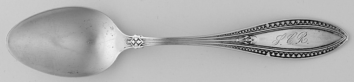 Indian (Sterling) Monogram Teaspoon by Whiting Manf Co-1
