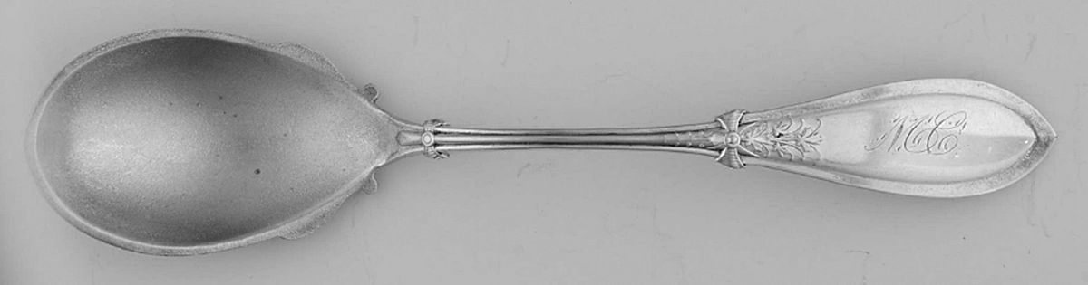 Italian (Sterling, 1880) Large Jelly Spoon by Whiting Manf Co-1
