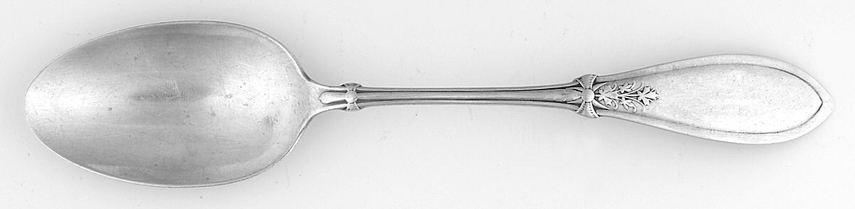 Italian (Sterling, 1880) Dessert/Oval Soup Spoon by Whiting Manf Co-1