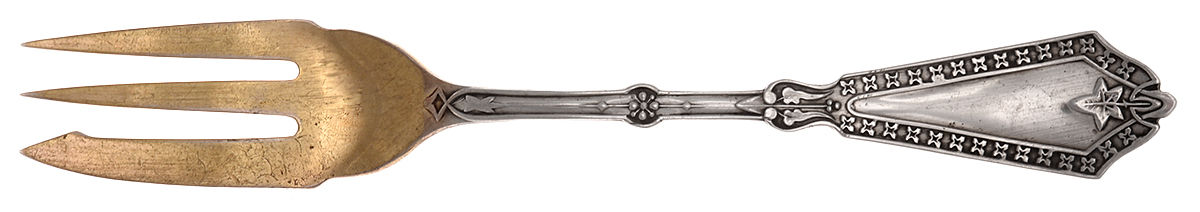 Ivy (Sterling, 1865) Old Style Pickle Fork by Whiting Manf Co-1