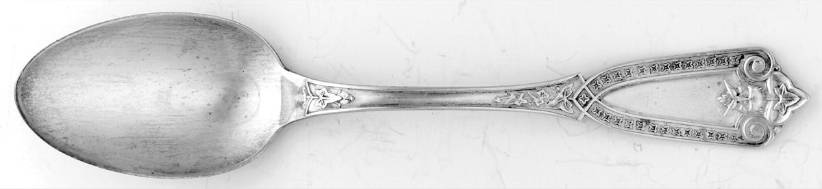 Ivy (Sterling, 1865) Dessert/Oval Soup Spoon by Whiting Manf Co-1
