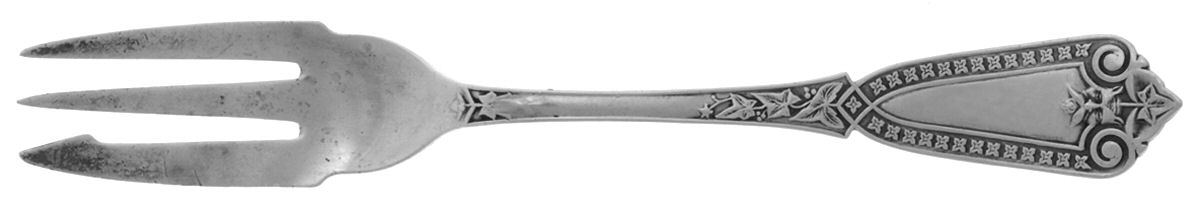 Ivy (Sterling, 1865) Individual Pie Fork by Whiting Manf Co-1