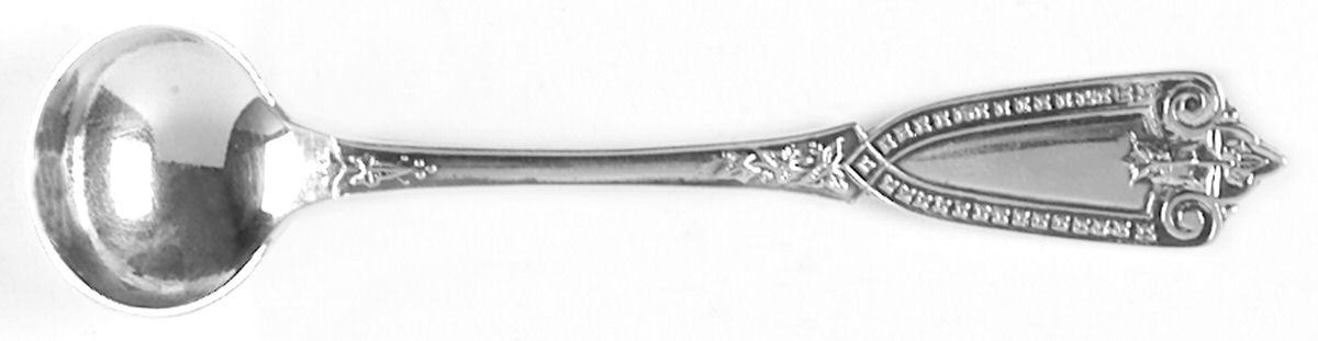 Ivy (Sterling, 1865) Master Salt Spoon by Whiting Manf Co-1