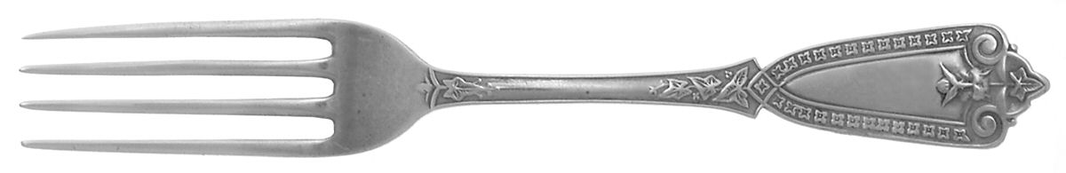Ivy (Sterling, 1865) Solid Youth Tea Fork by Whiting Manf Co-1