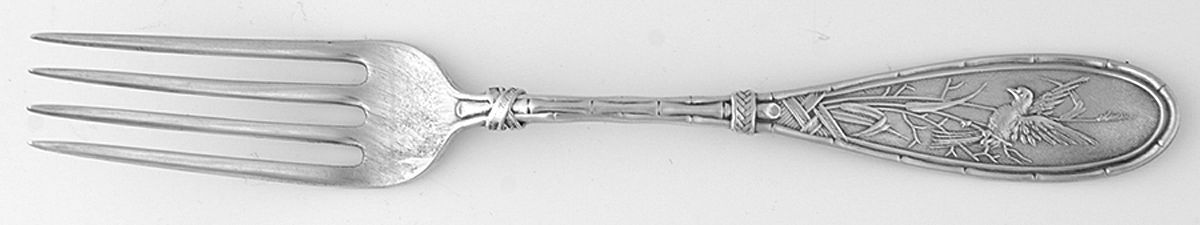 Japanese (Sterling, 1874) Solid Youth Tea Fork by Whiting Manf Co-1