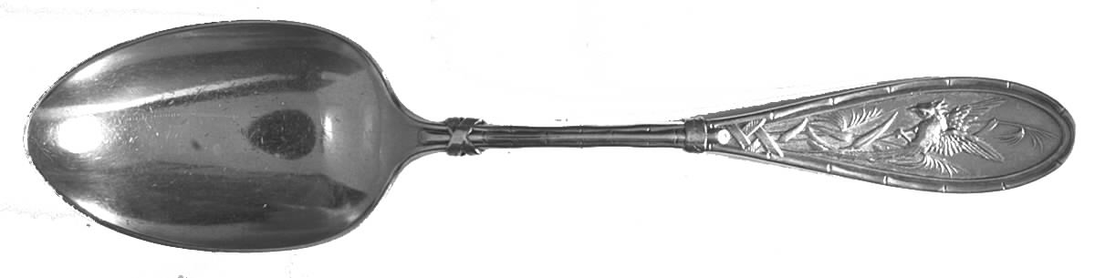 Japanese (Sterling, 1874) Tablespoon (Serving Spoon) by Whiting Manf Co-1