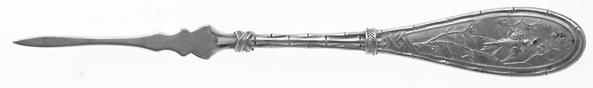 Japanese (Sterling, 1874) Solid Nut Pick by Whiting Manf Co-1