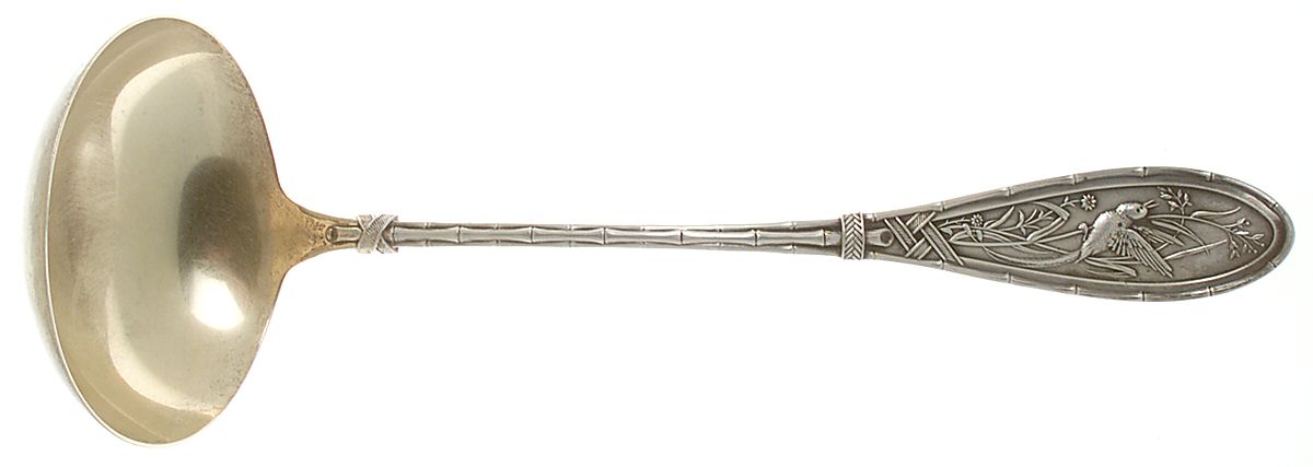 Japanese (Sterling, 1874) Solid Soup Ladle by Whiting Manf Co-1