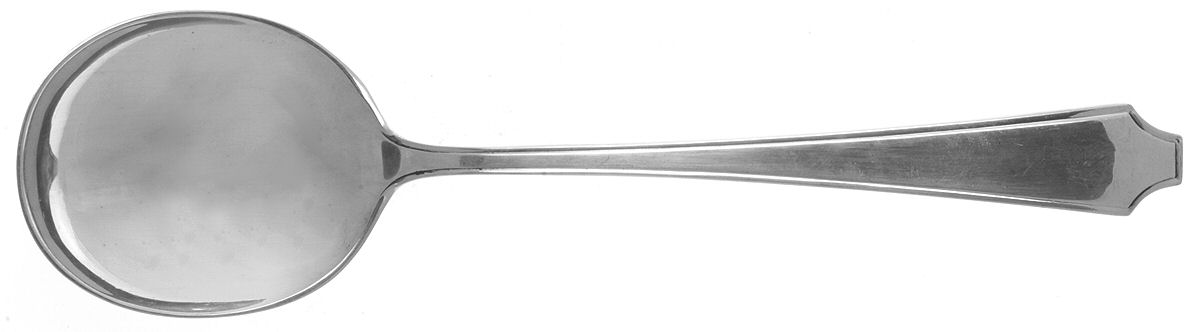 Jenny Lind (Sterling, 1920) Round Bowl Soup Spoon (Gumbo) by Whiting Manf Co-1