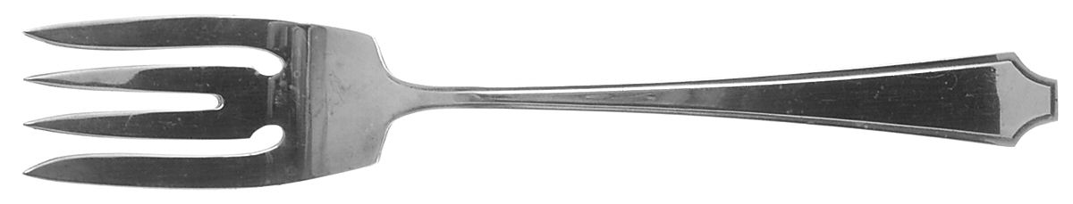 Jenny Lind (Sterling, 1920) Small Solid Cold Meat Serving Fork by Whiting Manf Co-1