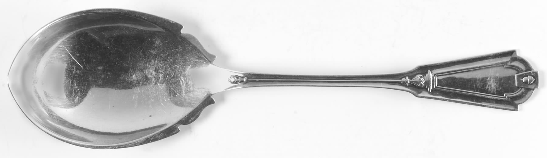 Keystone (Sterling, 1888) Large Solid Berry/Casserole Spoon by Whiting Manf Co-1