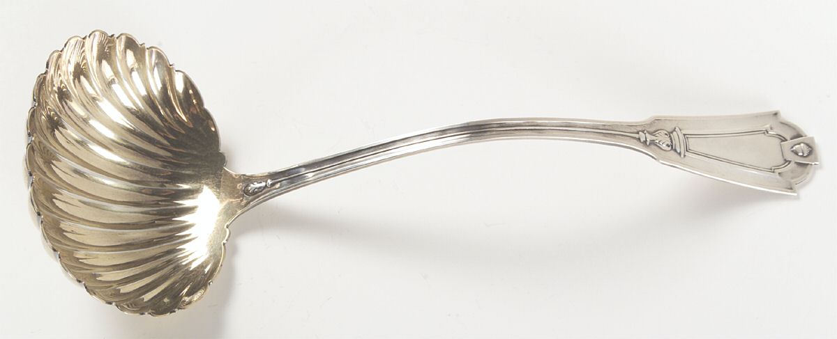 Keystone (Sterling, 1888) Oyster Ladle Solid Piece by Whiting Manf Co-1