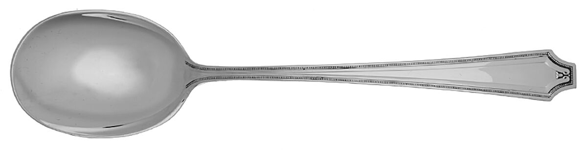 King Albert (Sterling, 1919) Round Bowl Soup Spoon (Cream Soup) HC by Whiting Manf Co-1