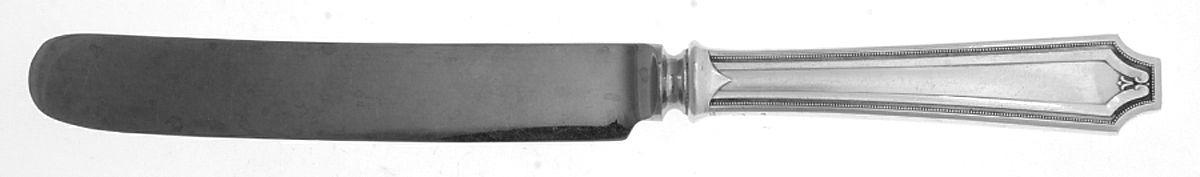 King Albert (Sterling, 1919) Blunt Hollow Knife with Bolster by Whiting Manf Co-1