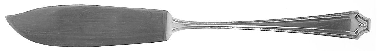 King Albert (Sterling, 1919) Small Individual Solid Fish Knife by Whiting Manf Co-1