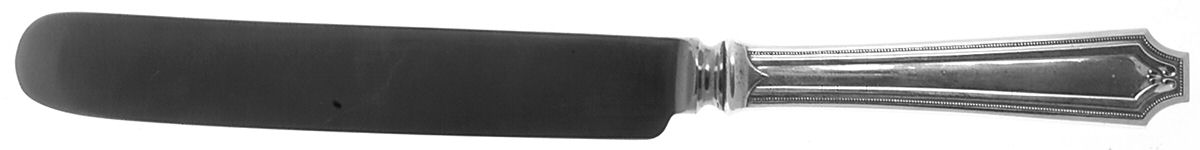 King Albert (Sterling, 1919) Old French Hollow Knife with Bolster by Whiting Manf Co-1
