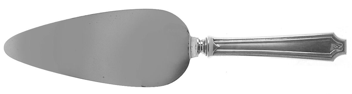 King Albert (Sterling, 1919) Pie Server with Silverplate Blade by Whiting Manf Co-1