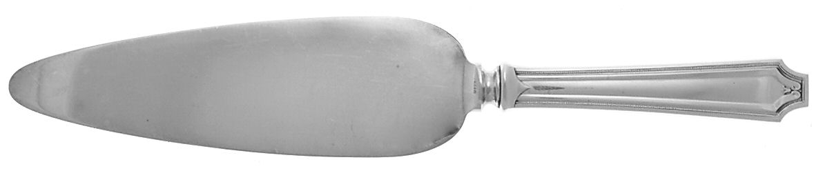 King Albert (Sterling, 1919) Pie Server with Silverplate Blade by Whiting Manf Co-1