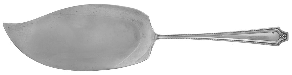 King Albert (Sterling, 1919) Small Solid Fish Serving Knife by Whiting Manf Co-1
