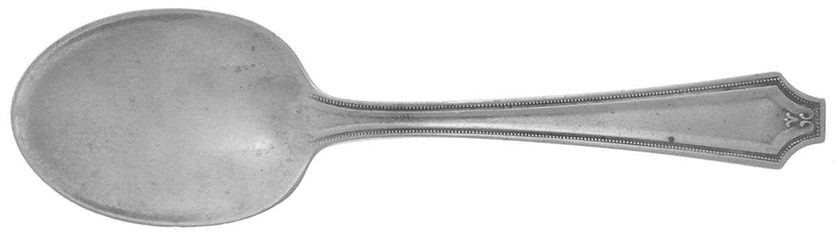 King Albert (Sterling, 1919) Straight Handle Baby Spoon by Whiting Manf Co-1