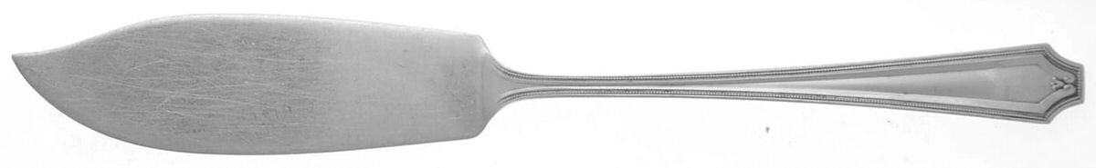 King Albert (Sterling, 1919) Flat Handle Master Butter Knife by Whiting Manf Co-1