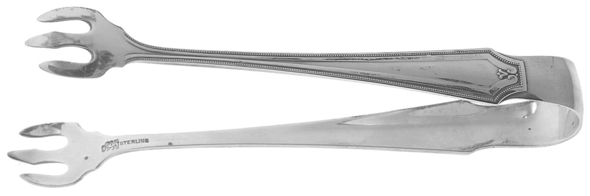 King Albert (Sterling, 1919) Sugar Tongs by Whiting Manf Co-1
