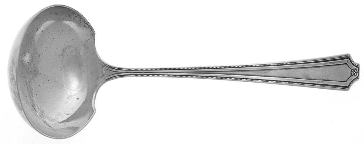King Albert (Sterling, 1919) Solid Gravy Ladle by Whiting Manf Co-1