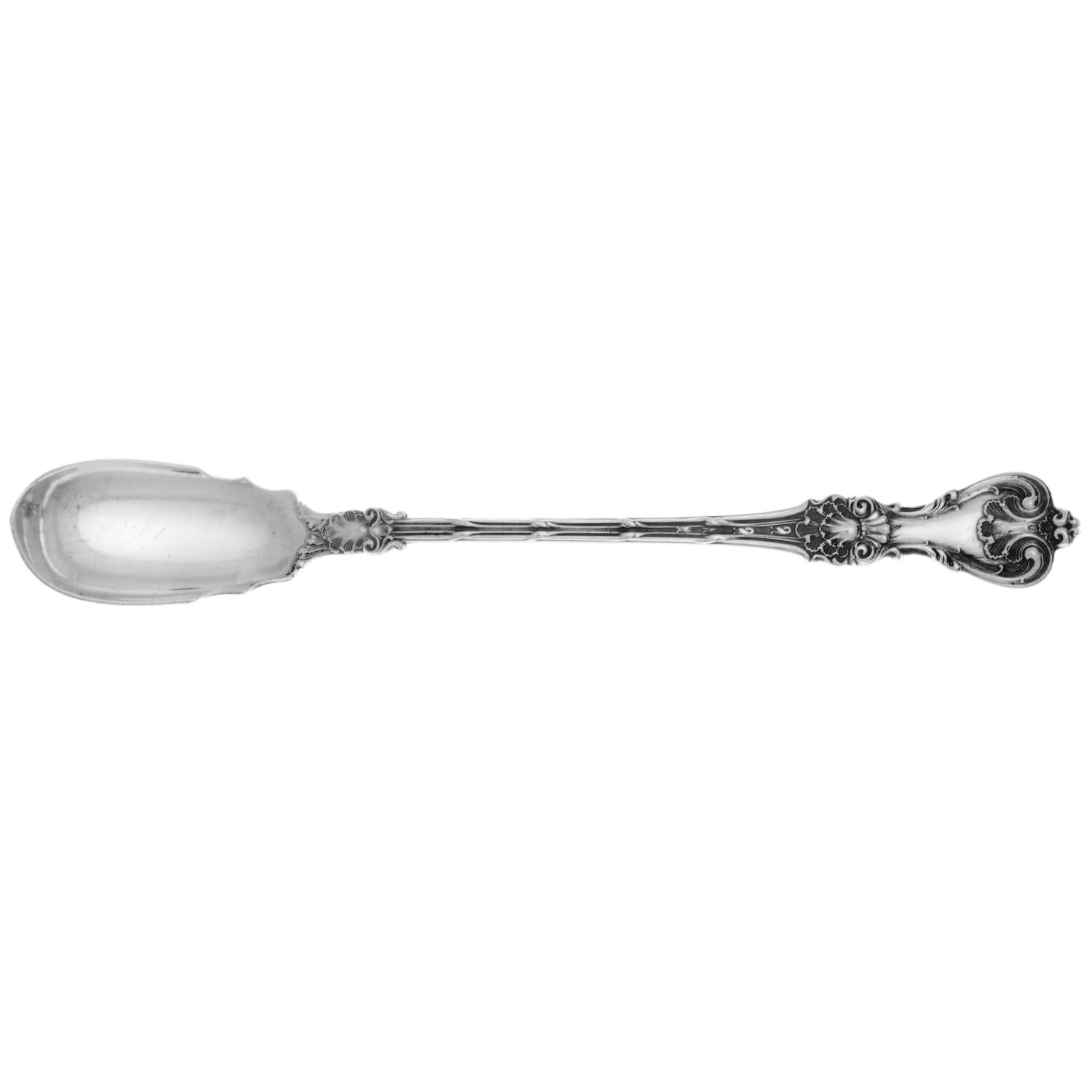 King Edward (Sterling, 1901) Large Horseradish Serving Spoon by Whiting Manf Co-1