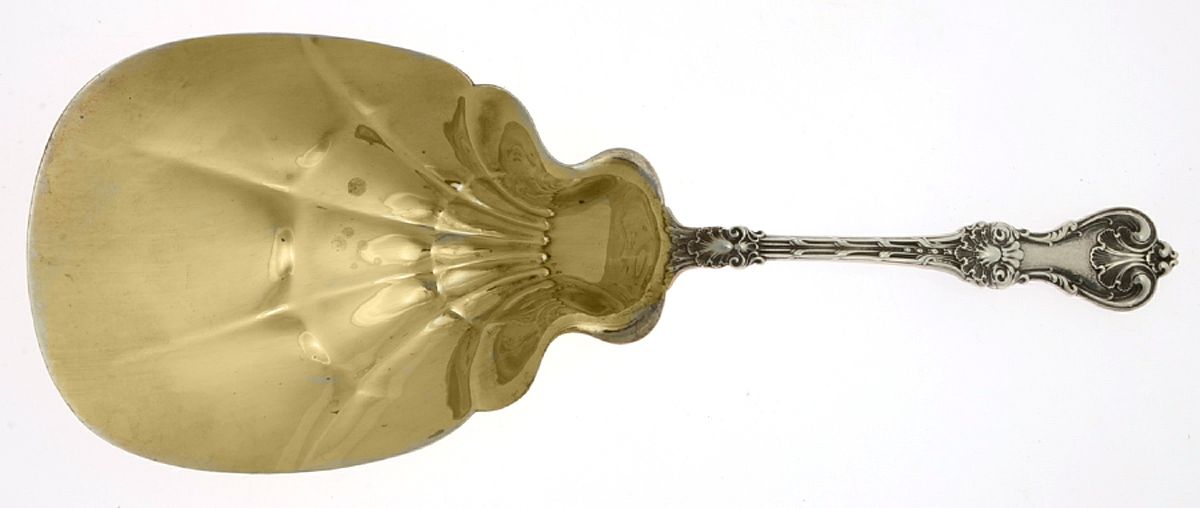 King Edward (Sterling, 1901) Cracker Spoon by Whiting Manf Co-1