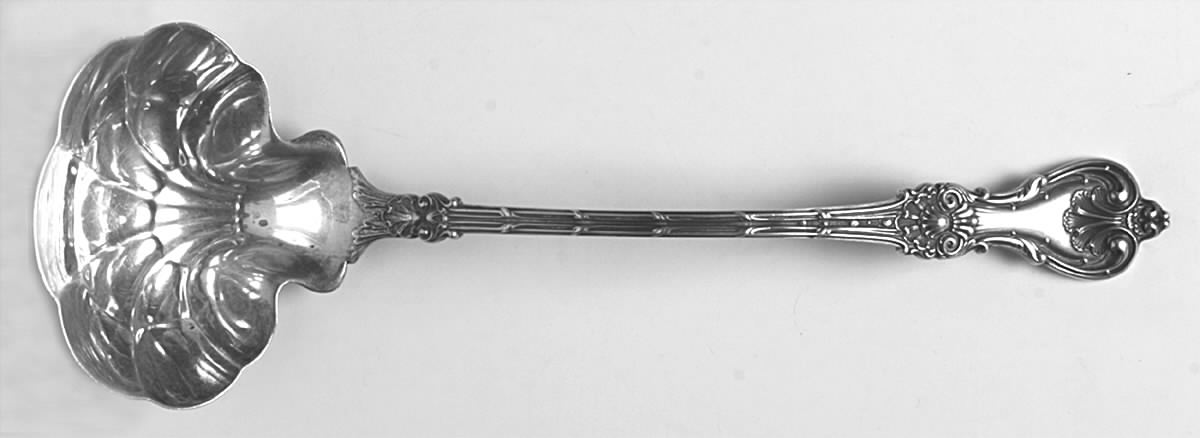 King Edward (Sterling, 1901) Oyster Ladle Solid Piece by Whiting Manf Co-1