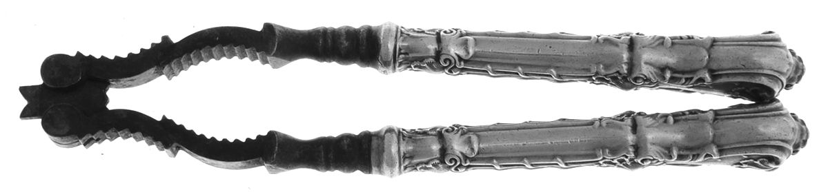 King Edward (Sterling, 1901) Silverplate Grip Nut Cracker by Whiting Manf Co-1