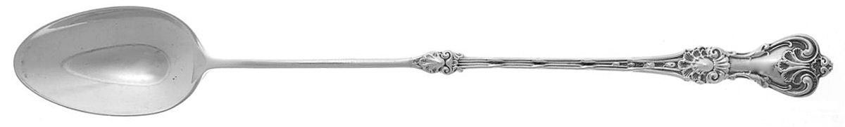King Edward (Sterling, 1901) Extra Long Handle Iced Tea Spoon by Whiting Manf Co-1