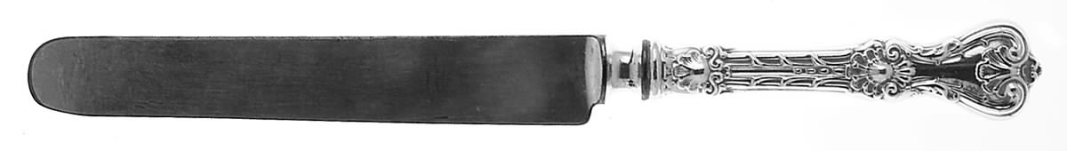 King Edward (Sterling, 1901) Blunt Hollow Knife by Whiting Manf Co-1
